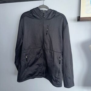 Ozark Trail Men's Dark Gray Full-Zip Performance Jacket